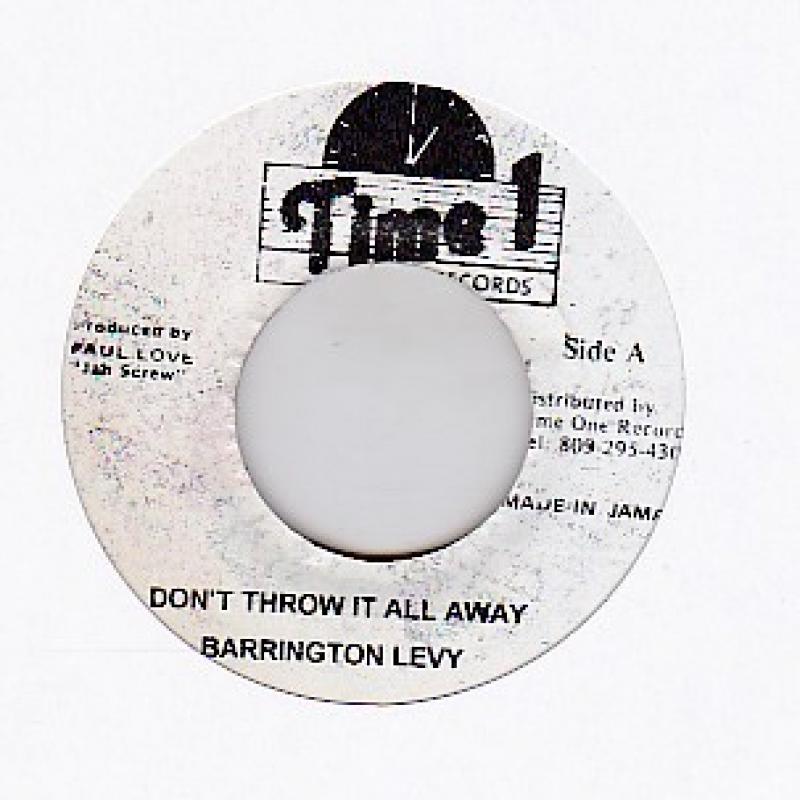 BARRINGTON LEVY/DON'T THROW IT ALL AWAY レコード通販・買取の