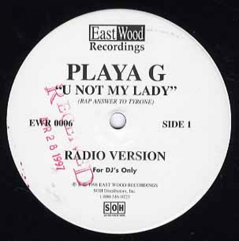 PLAYA G/U NOT MY LADY レコード通販・買取のサウンドファインダー