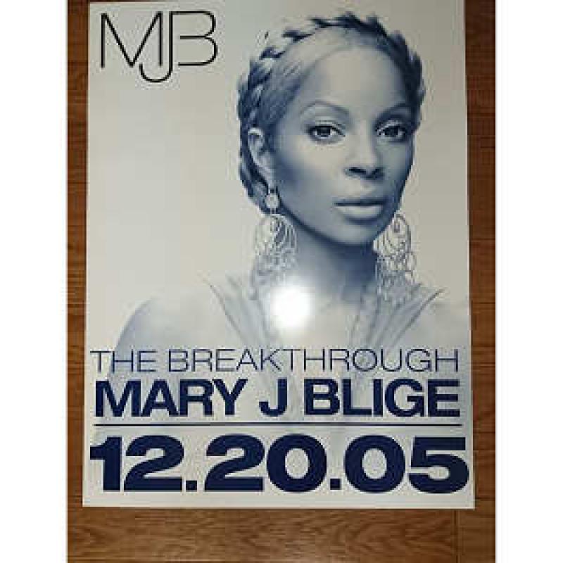 MARY J BLIGE/THE BREAKTHROUGH (ポスター) レコード通販・買取の