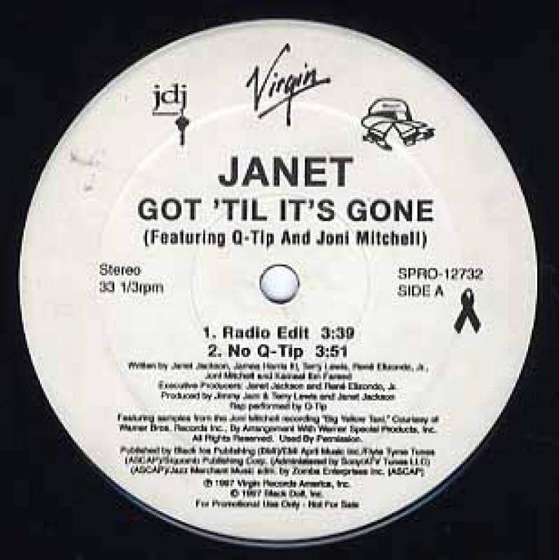 JANET JACKSON feat Q-Tip, Joni Mitchell/GOT 'TIL IT'S GONE-SINGLE