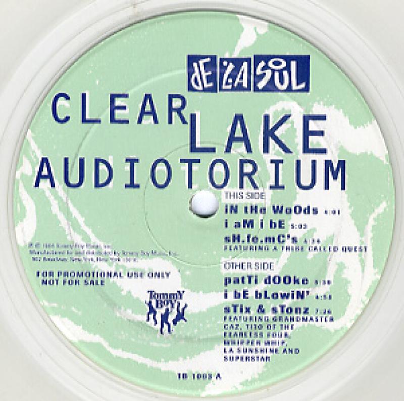 DE LA SOUL/CLEAR LAKE AUDIOTORIUM (WHITE) レコード通販・買取の