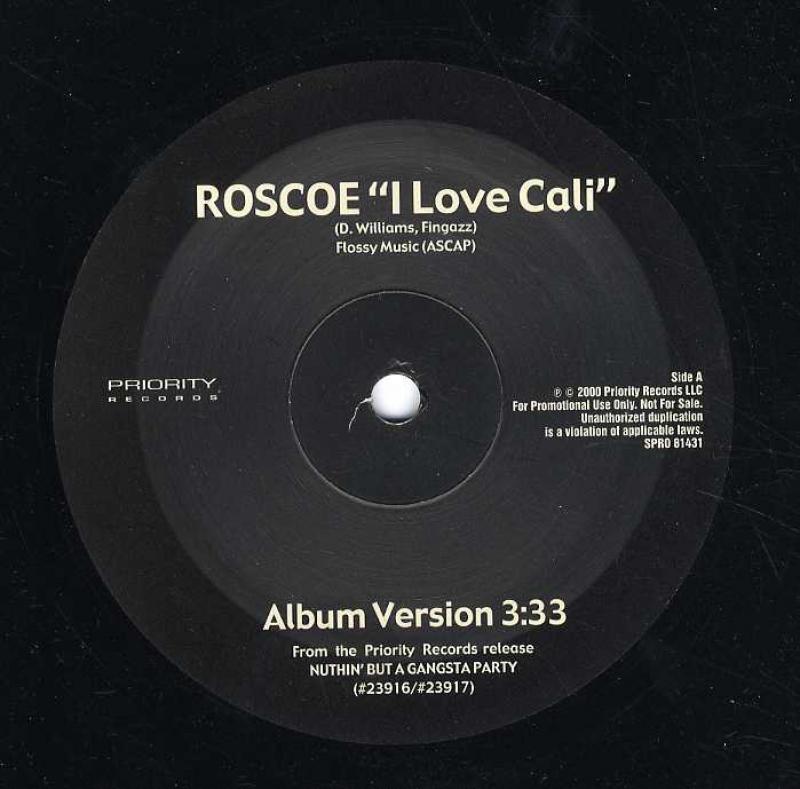 ROSCOE/I LOVE CALI レコード通販・買取のサウンドファインダー
