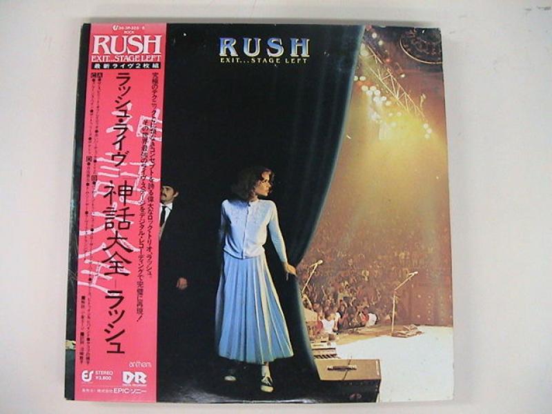 LPレコード】RUSH/Exit Stageleft ラッシュ 神話大全 - 洋楽