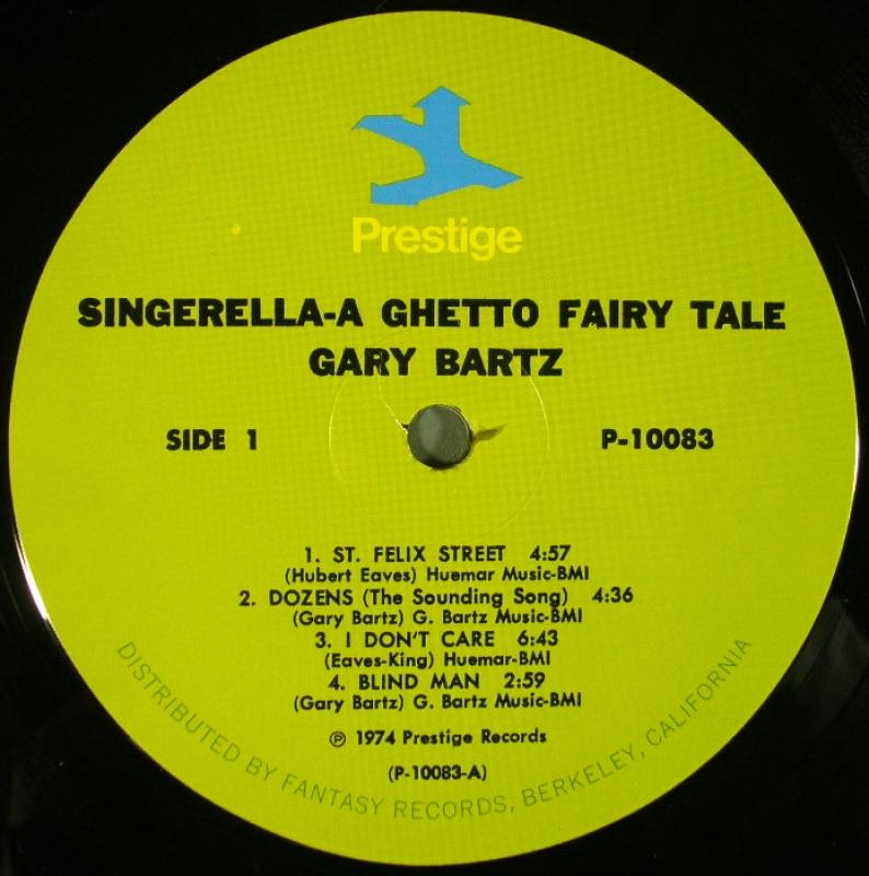 Ntu With Gary Bartz /Singerella A Ghetto Fairy Tale レコード通販 