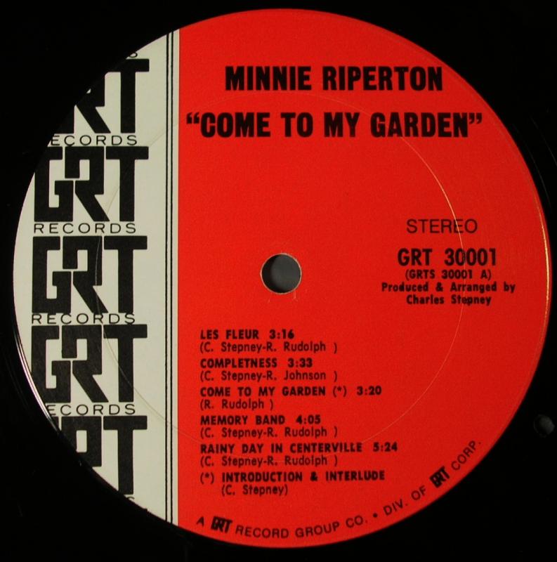 Minnie Riperton /Come To My Garden レコード通販・買取の