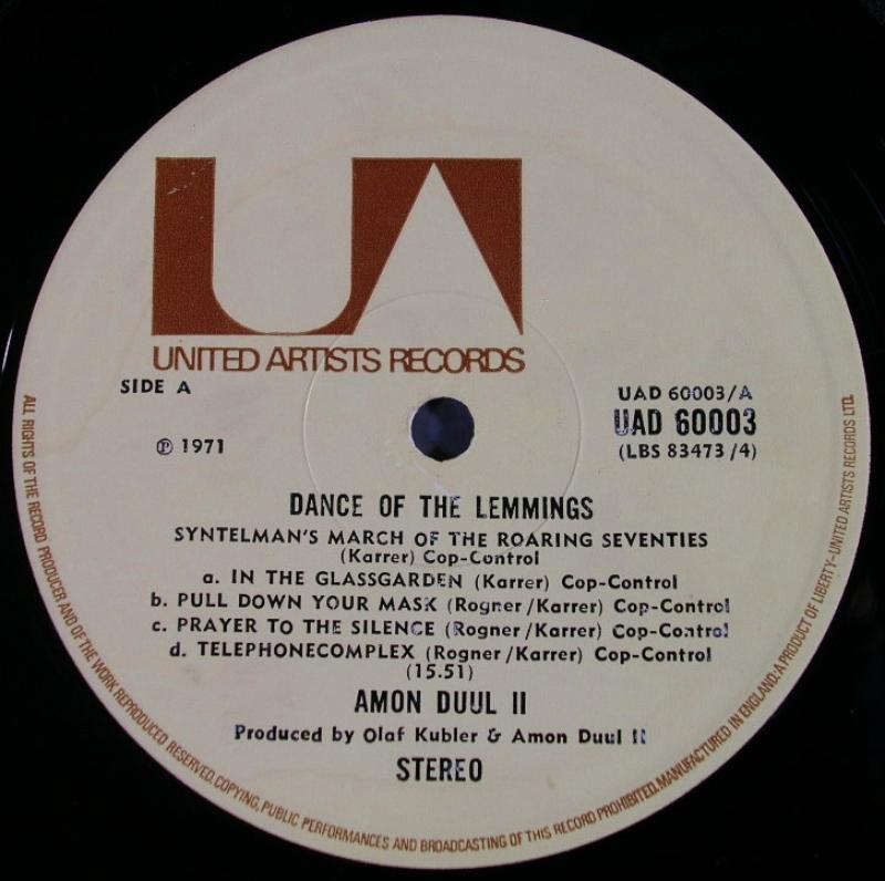 Amon Duul II /Dance Of The Lemmings レコード通販・買取のサウンド 