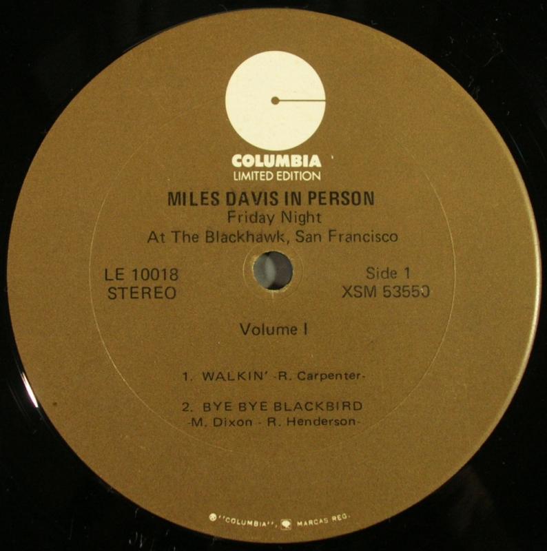 Miles Davis /In Person, Friday Night At The Blackhawk, San