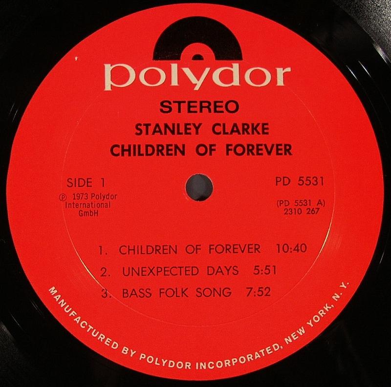 Stan Clarke /Children Of Forever レコード通販・買取のサウンド