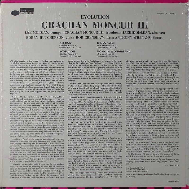 Grachan Moncur III /Evolution レコード通販・買取のサウンドファインダー