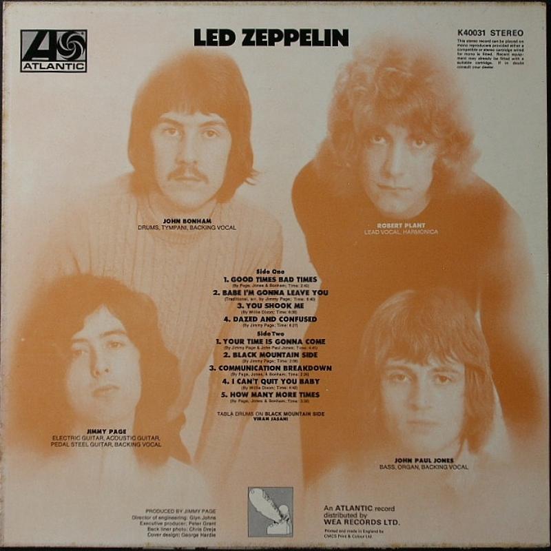 Led Zeppelin/Led Zeppelin I レコード通販・買取のサウンドファインダー