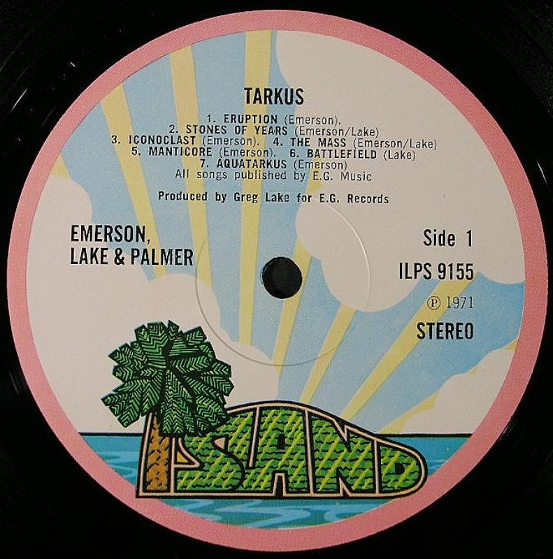 Emerson, Lake & Palmer（ELP）/Tarkus レコード通販・買取のサウンド