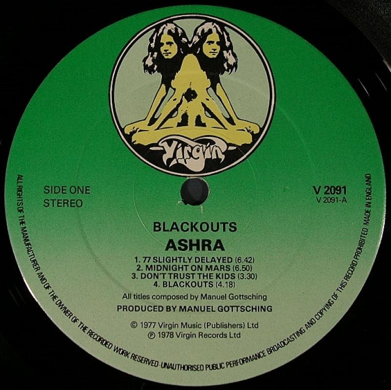 Ashra /Blackouts レコード通販・買取のサウンドファインダー