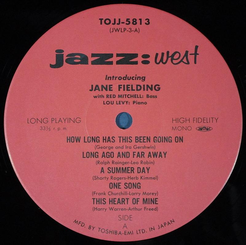 Jane Fielding /Introducing Jane Fielding レコード通販・買取の