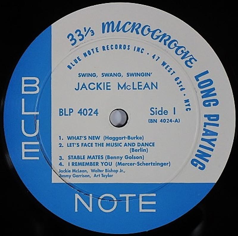 Jackie McLean /Swing, Swang, Swingin' レコード通販・買取のサウンド