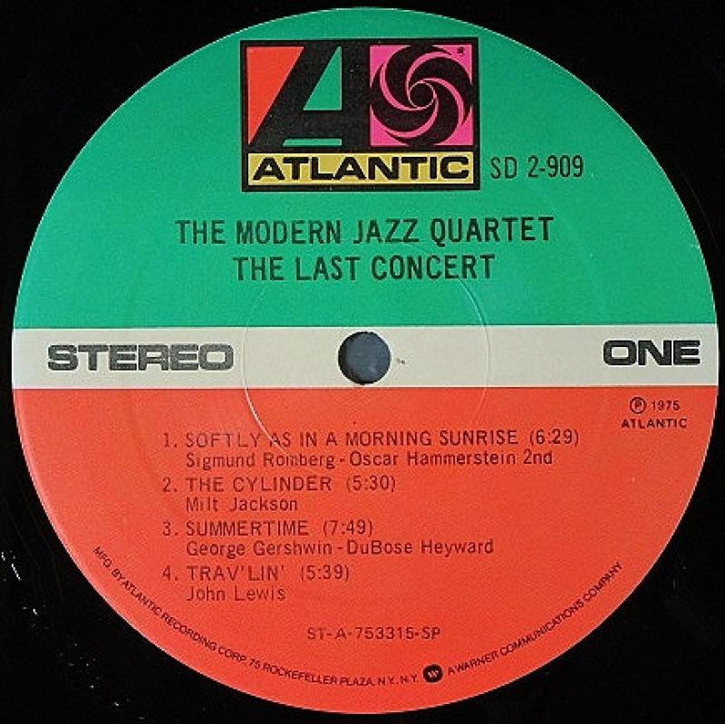 Modern Jazz Quartet（MJQ）/The Last Concert レコード通販・買取の