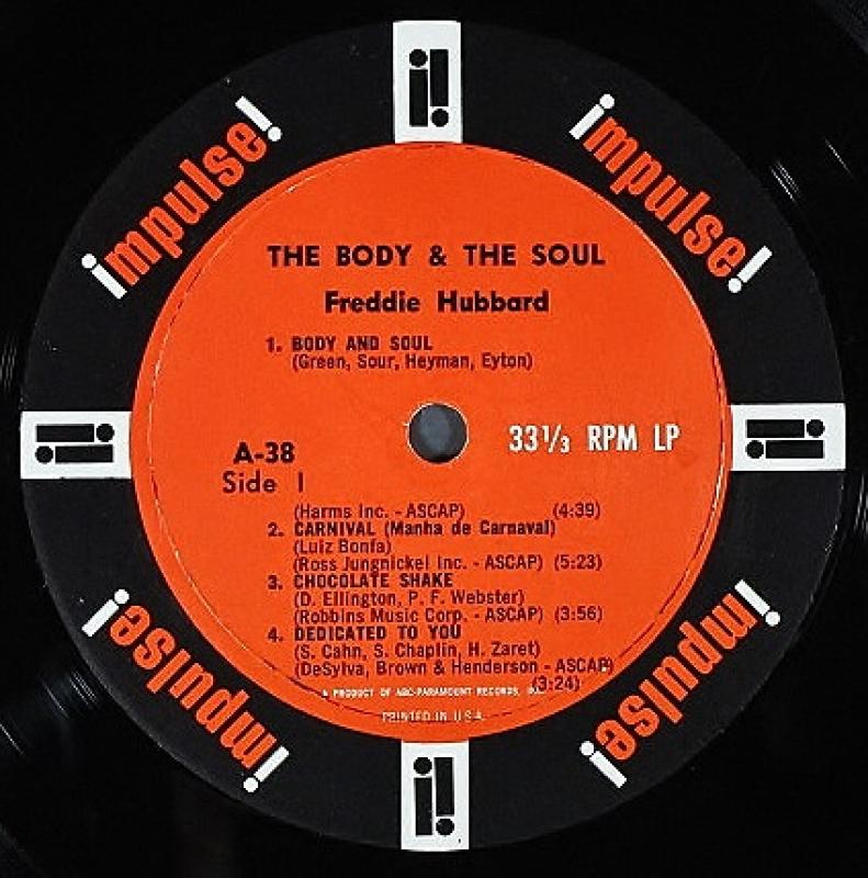 Freddie Hubbard /The Body & The Soul レコード通販・買取のサウンド