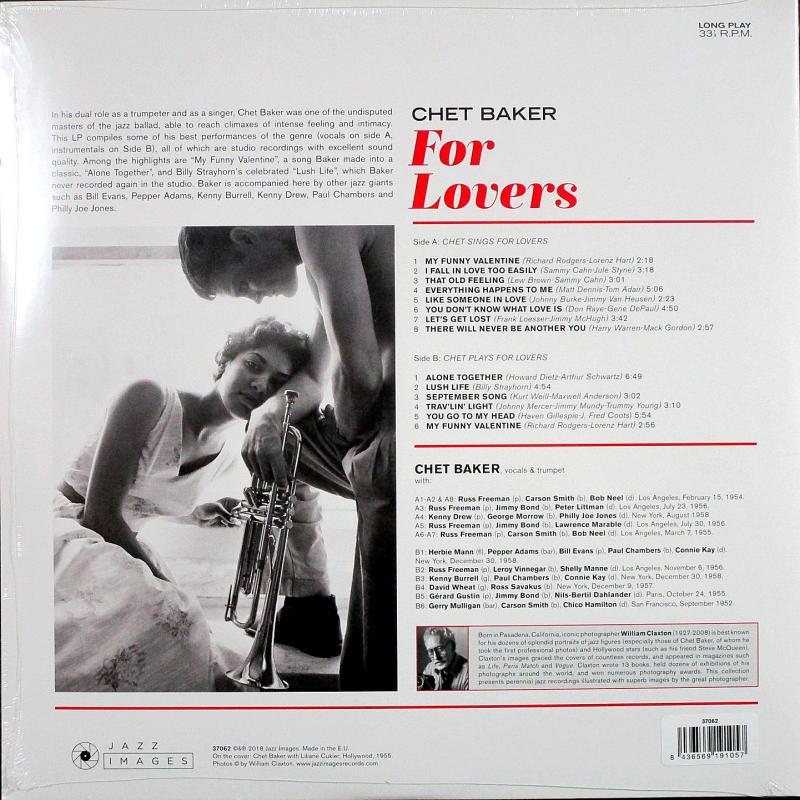 Chet Baker /For Lovers レコード通販・買取のサウンドファインダー