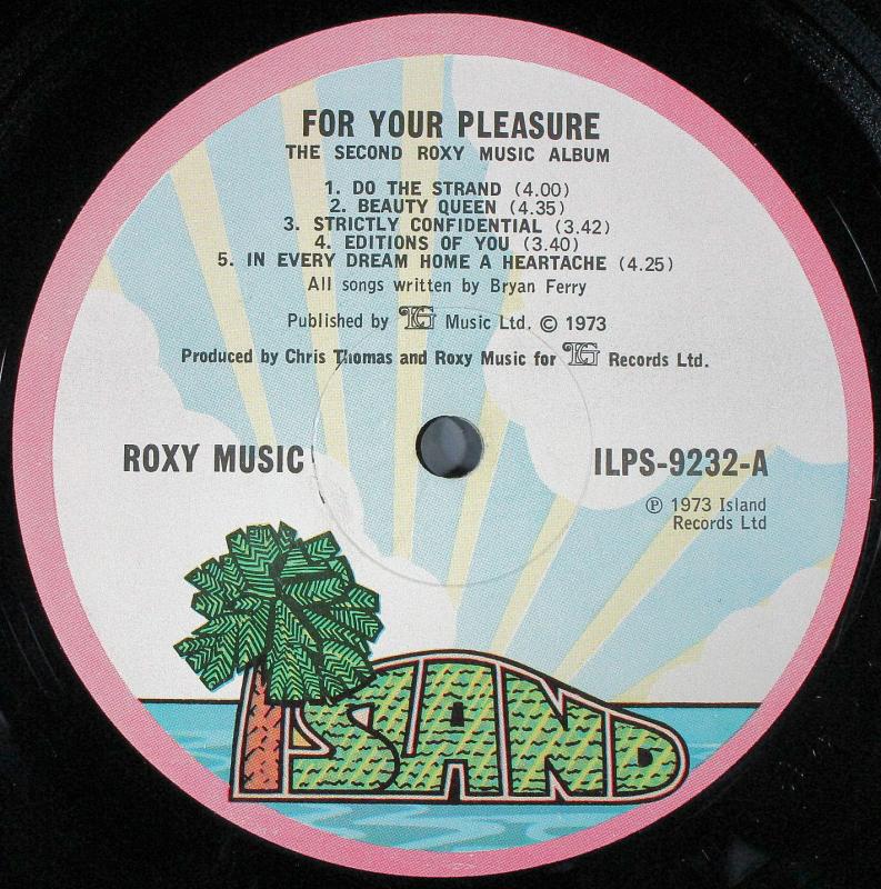 Roxy Music/For Your Pleasure レコード通販・買取のサウンドファインダー