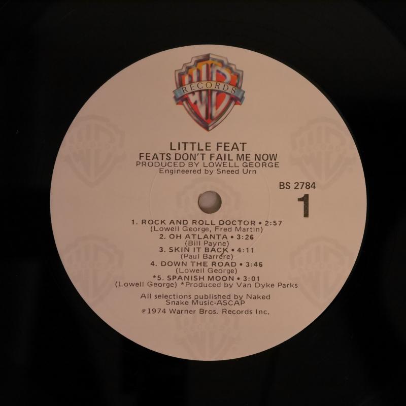 LITTLE FEAT/FEATS DON'T FAIL ME NOW USオリジナル レコード通販