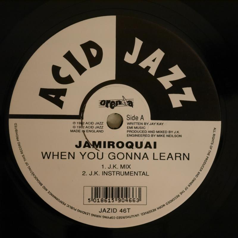 JAMIROQUAI/WHEN YOU GONNA LEARN? レコード通販・買取のサウンド ...