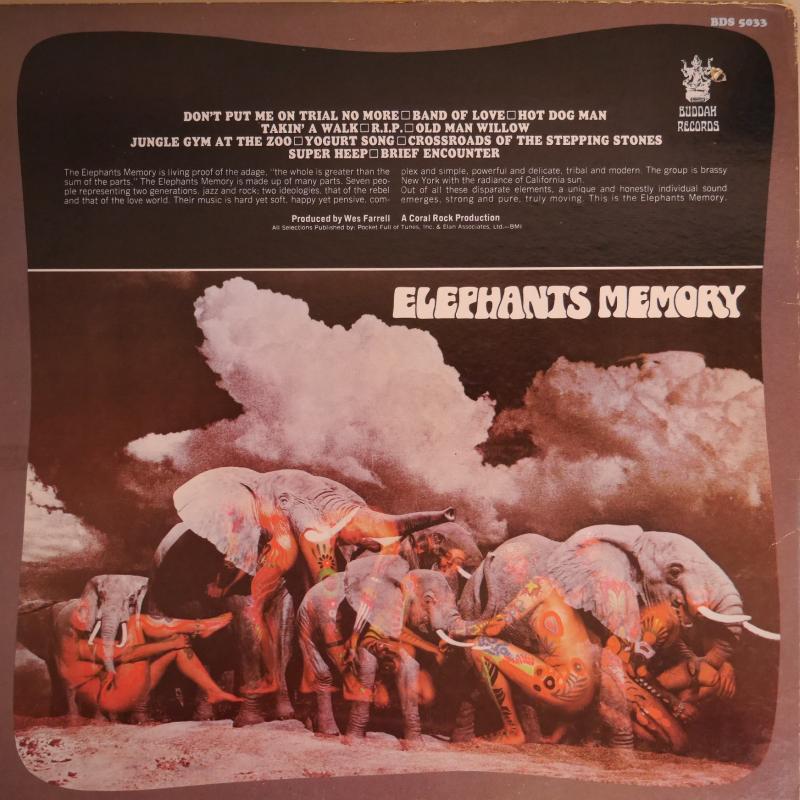 Elephants Memory/The Elephants Memory (初期プレス・両RL) レコード