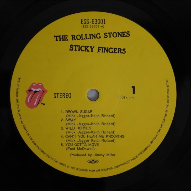 THE ROLLING STONES/Sticky Fingers (帯、ジッパー） レコード通販