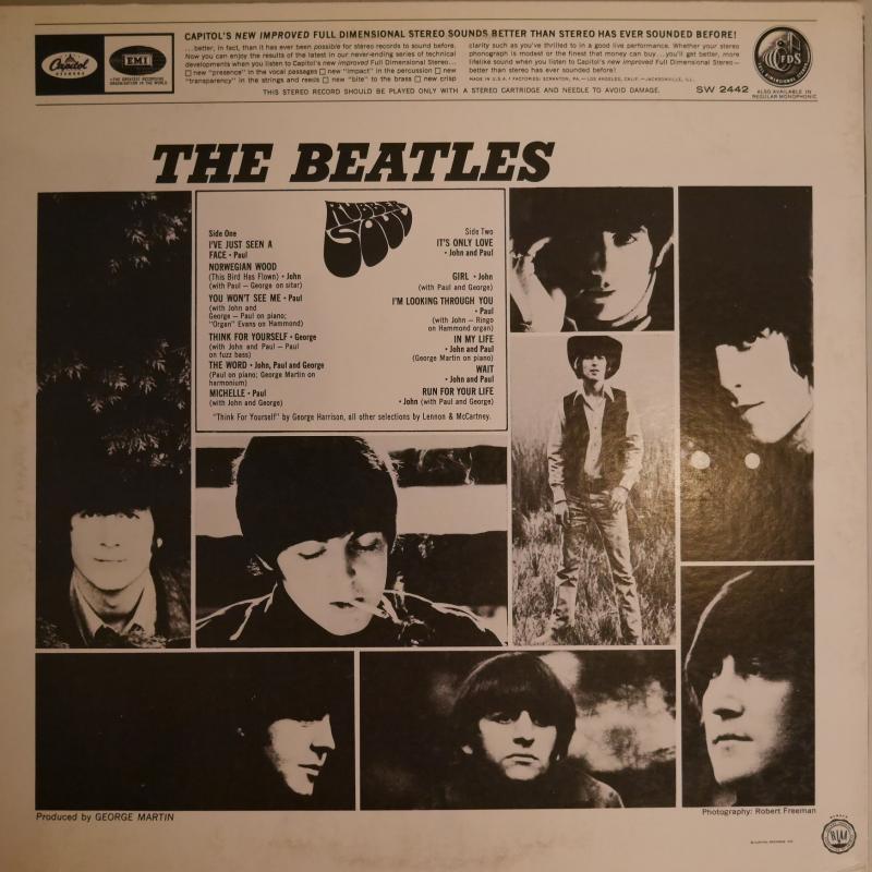 THE BEATLES/Rubber Soul ( US CAPITOL 紫ラベル） レコード通販・買取