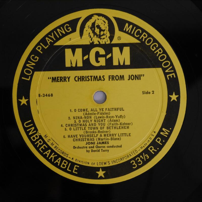 JONI JAMES /MERRY CHRISTMAS FROM JONI レコード通販・買取のサウンド