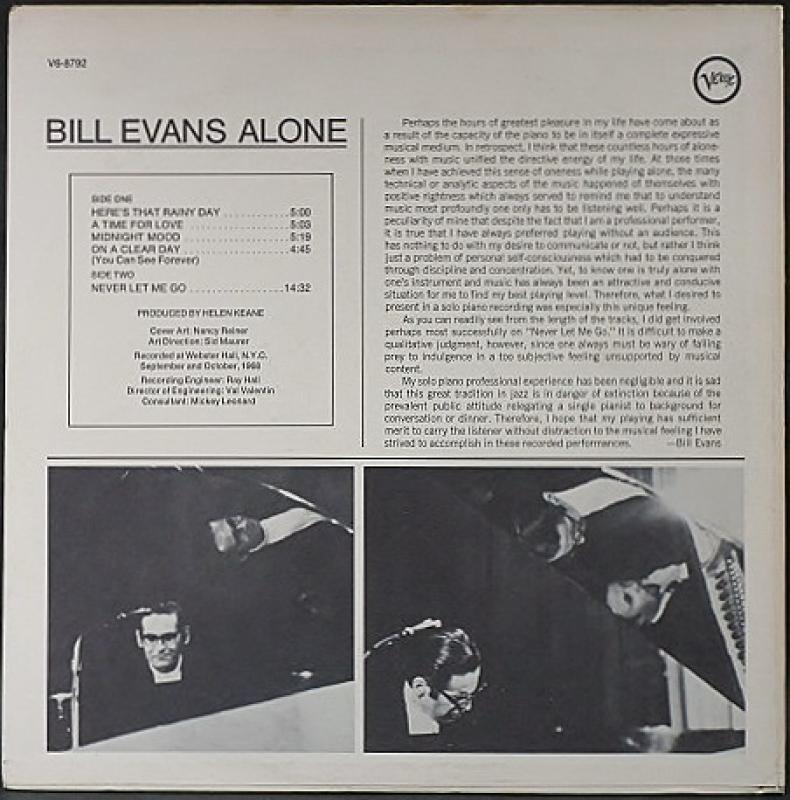 alone together album bill evans transcriptions