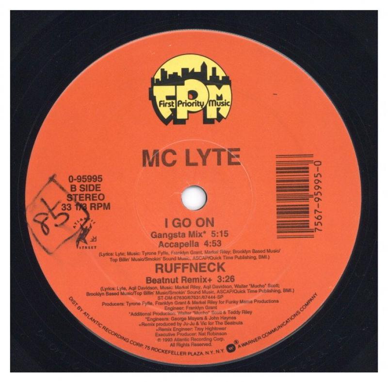 MC LYTE/I GO ON / RUFFNECK (BEATNUTS REMIX) レコード通販