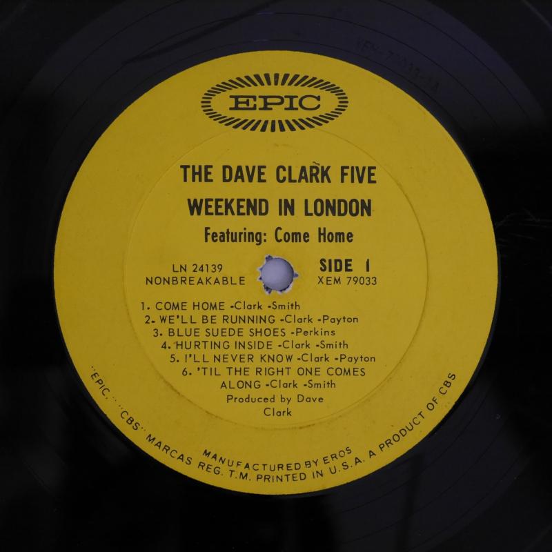 DAVE CLARK FIVE/Weekend In London USオリジ レコード通販・買取のサウンドファインダー