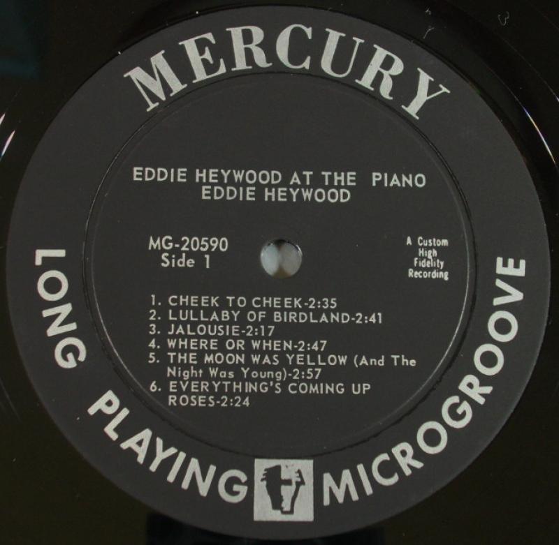 Eddie Heywood /Eddie Heywood At The Piano レコード通販・買取はサウンドファインダー