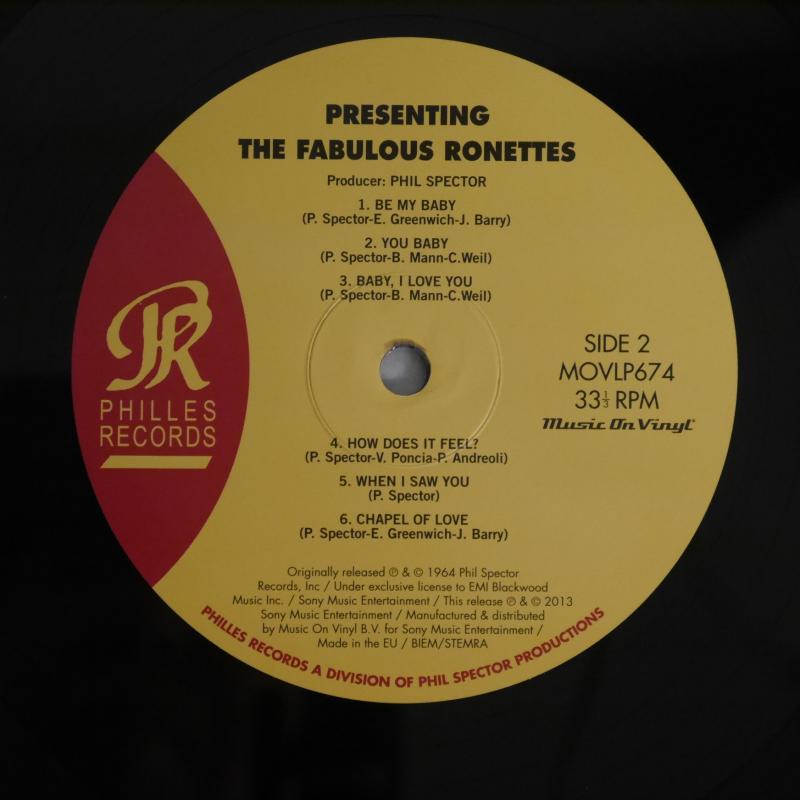 THE RONETTES/Presenting The Fabulous Ronettes Featuring Veronica レコード通販 ...